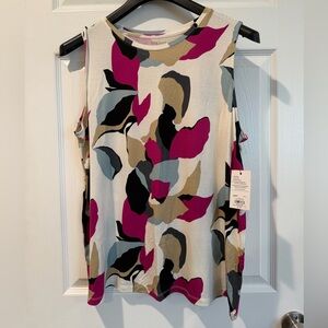 NWT Nine West XL Multicolor Tank Top